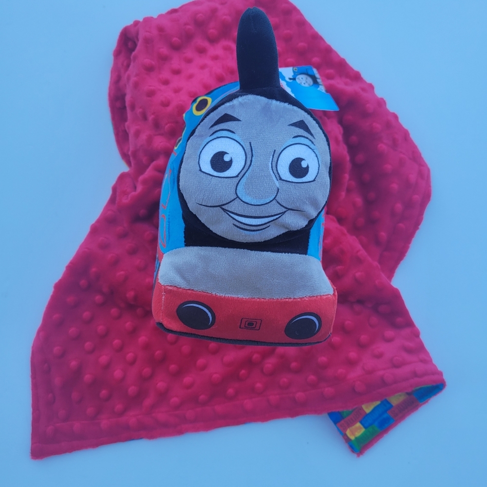 Lovey Thomas the train  Plush Security Blanket for Babies & Toddlers, Baby Lovey